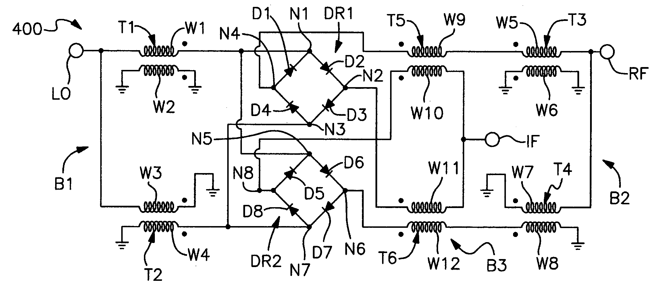 Ultra high isolation mixer