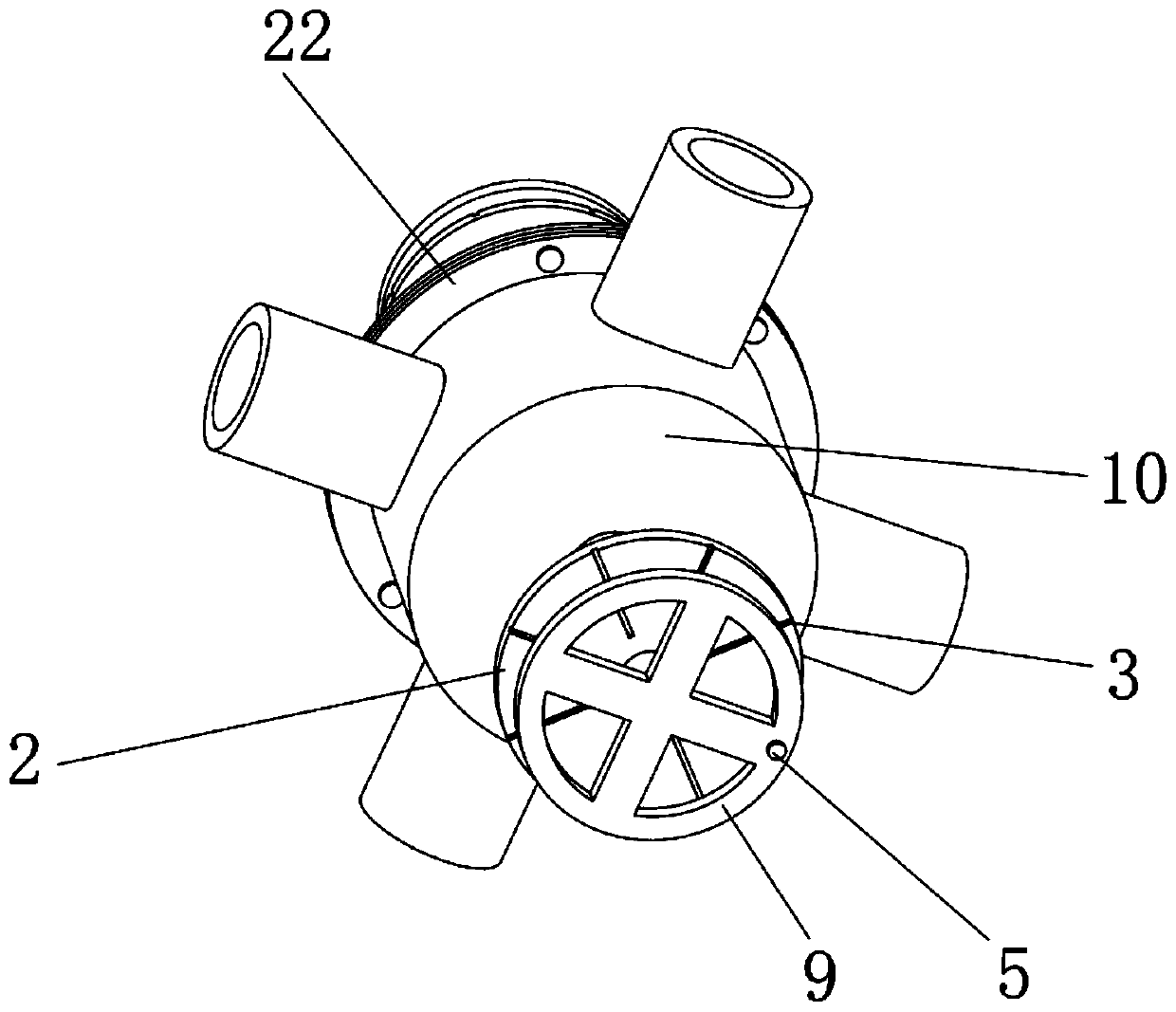 Split type valve with anti-seismic function