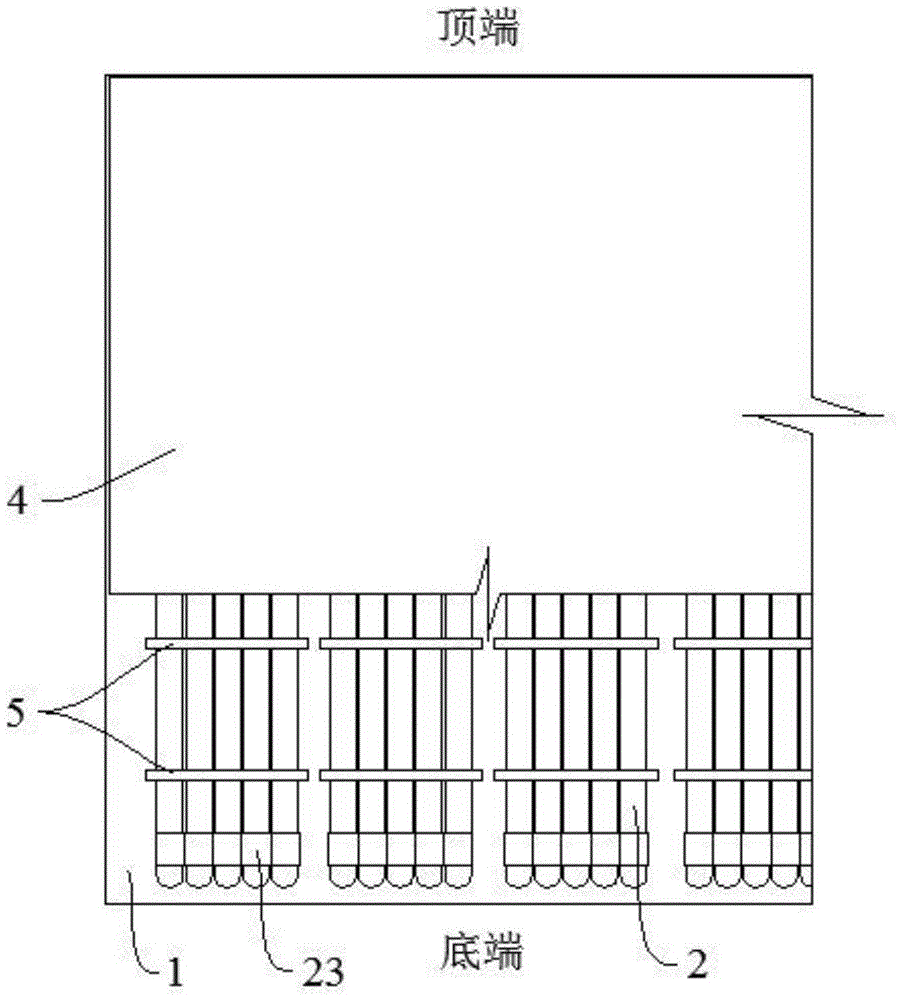 Soft circulation heat exchange structure and curtain with soft circulation heat exchange structure