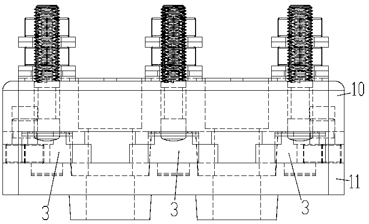 Wiring board wire connection structure and use method