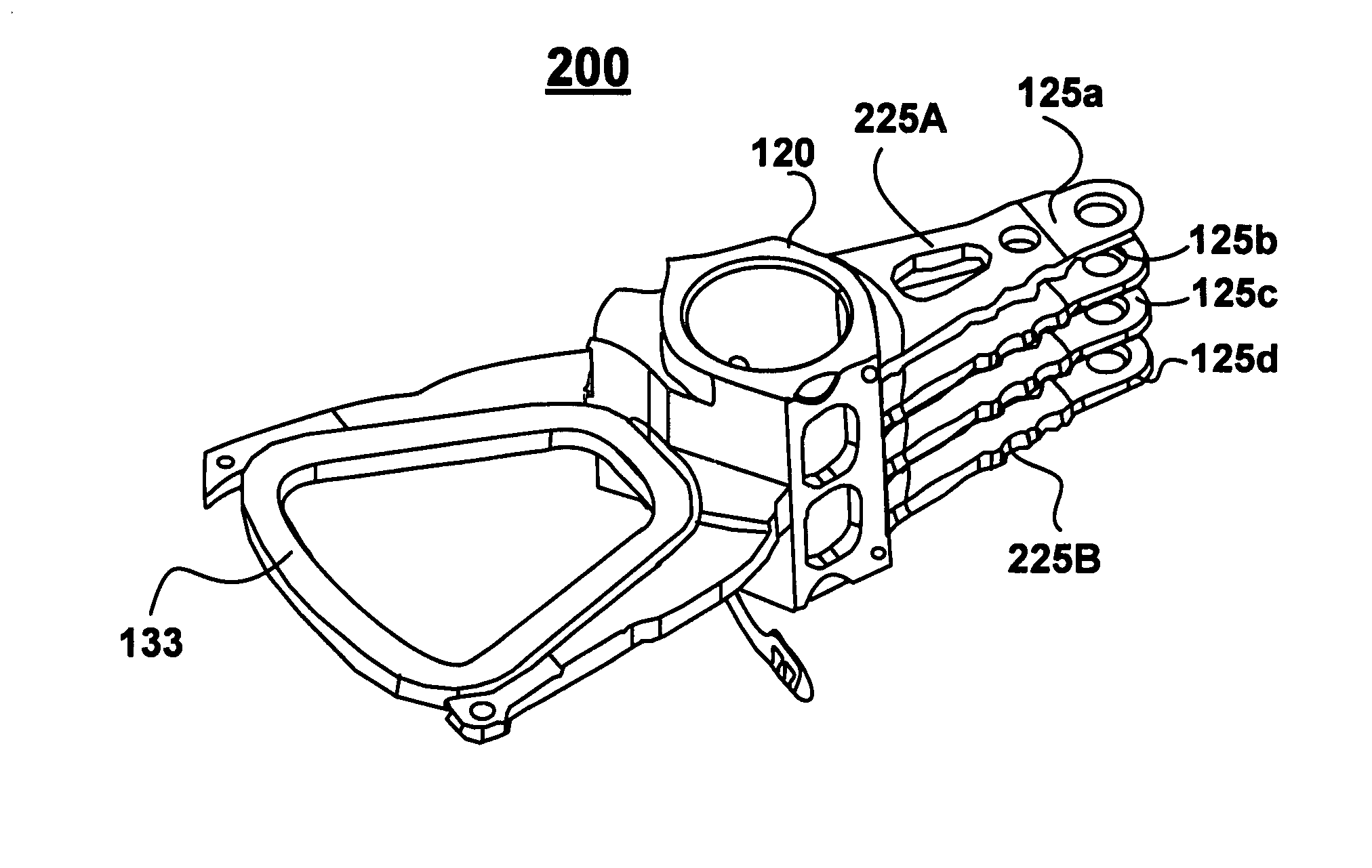 Outer actuator arm constrained layer dampers