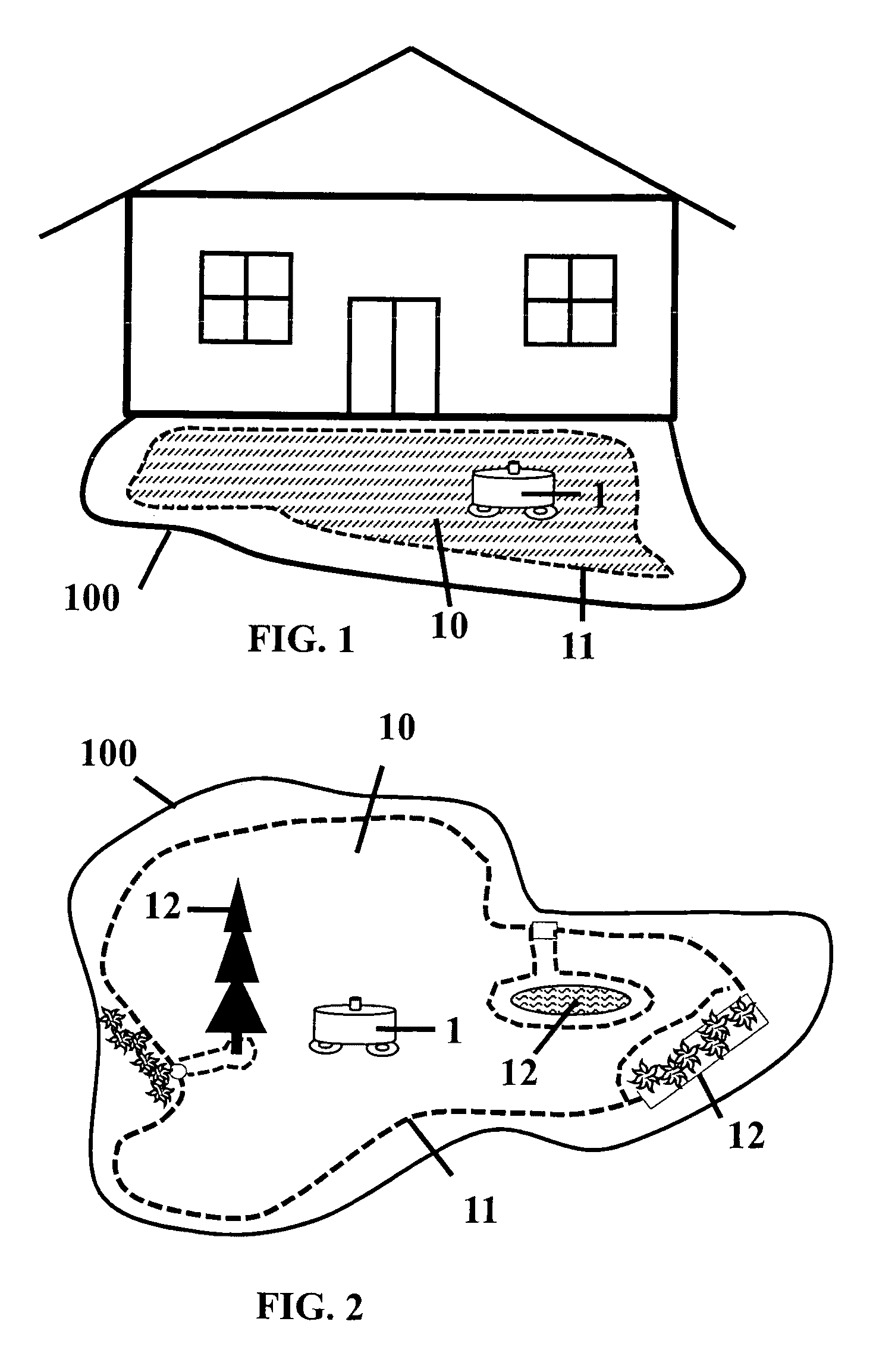 Robotic lawn mower with network sensors