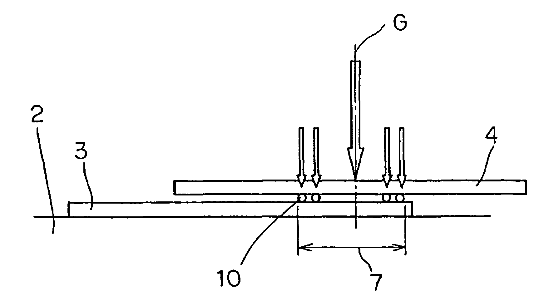 Offset-bonded, multi-chip semiconductor device