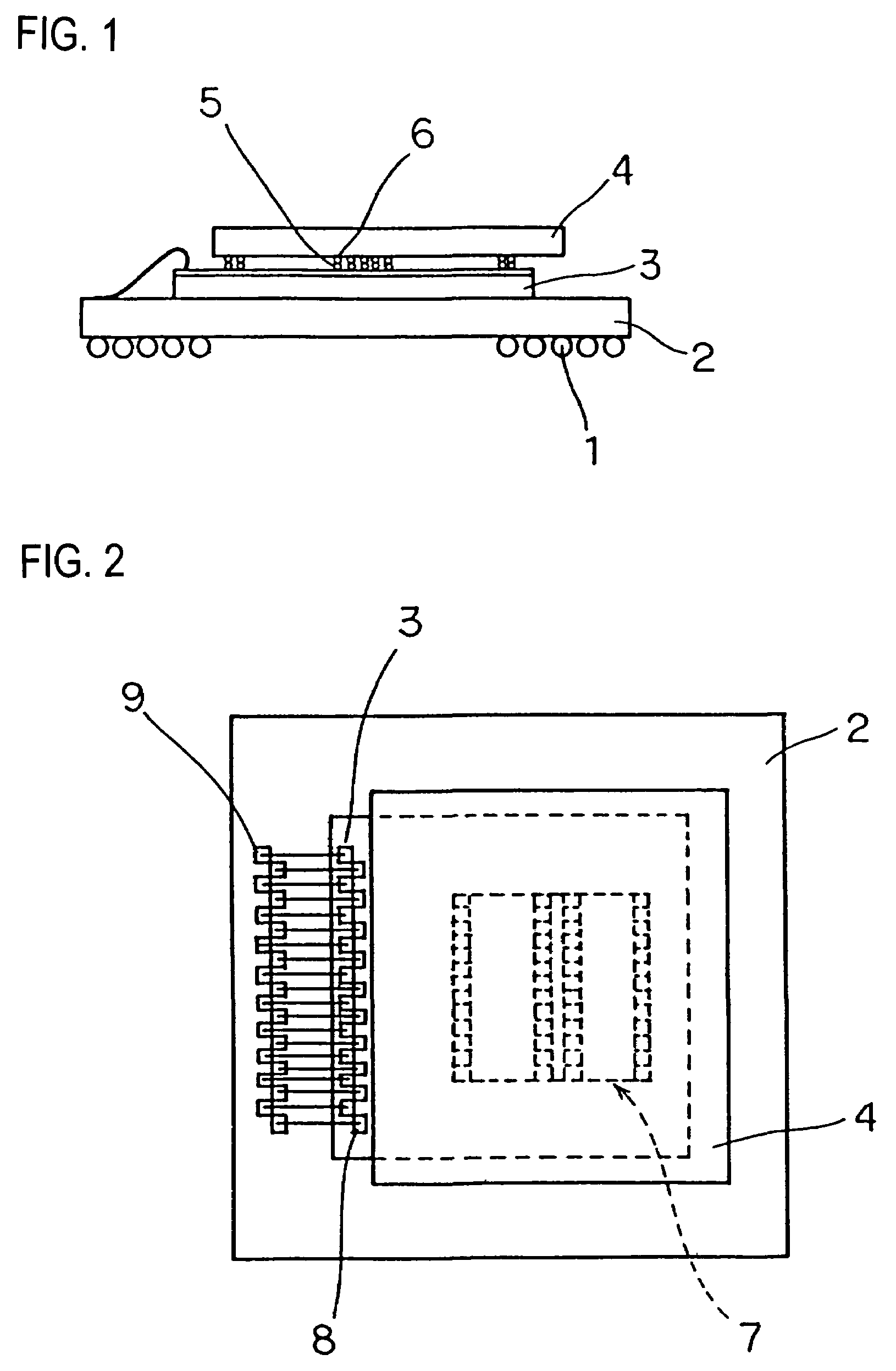 Offset-bonded, multi-chip semiconductor device