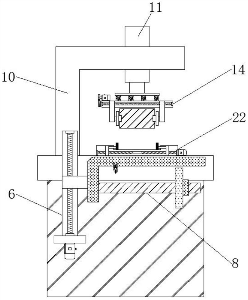 Embossing device used for non-woven fabric processing and convenient for mold replacement