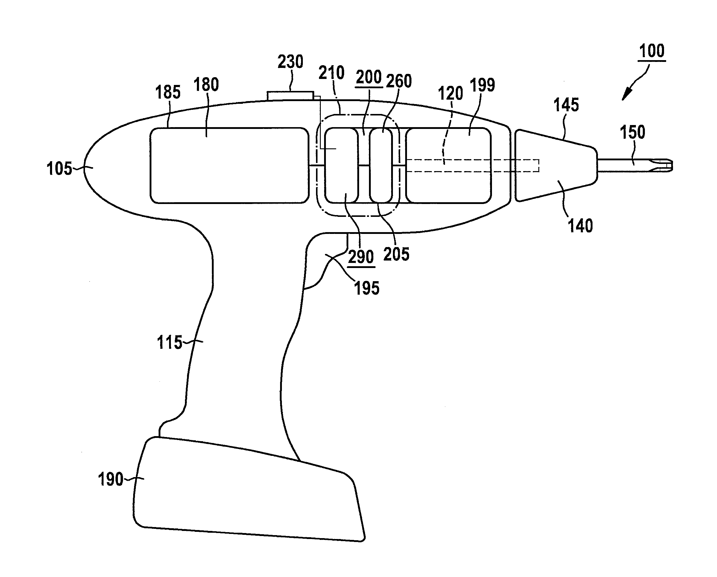 Handheld power tool having a reduction gear unit