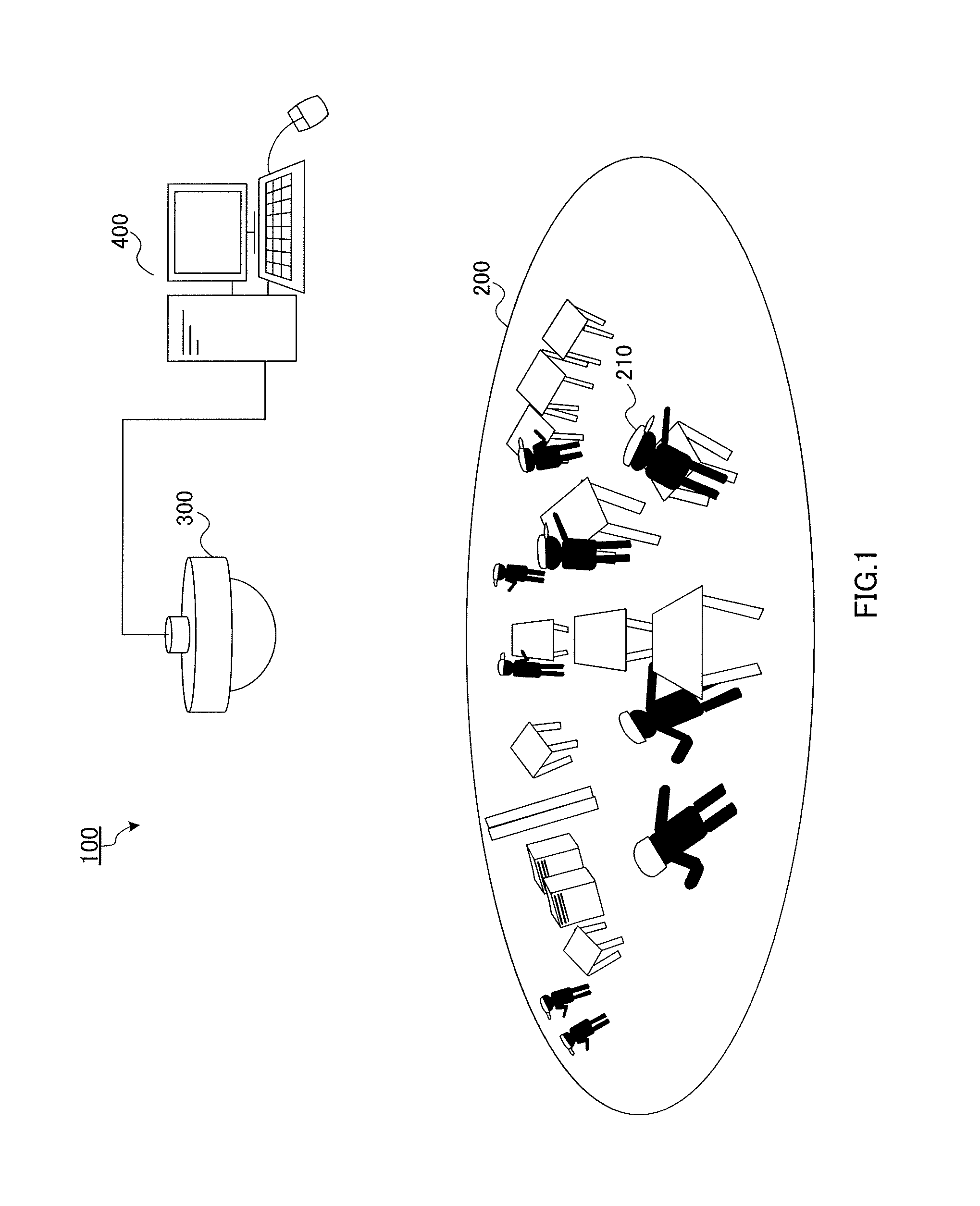 Omnidirectional image processing device and method using warp processing for enhanced object visibility