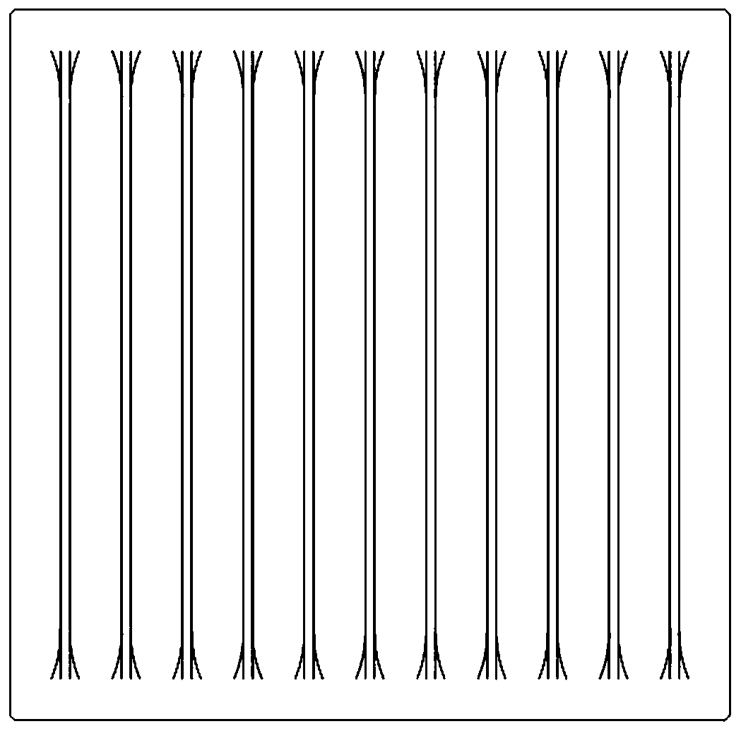 Laser doped pattern of selective emitter PERC battery