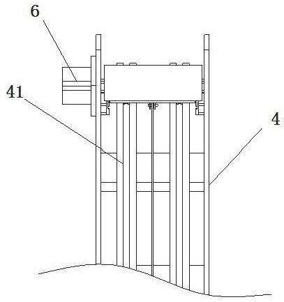 A powder lifting device for commercial concrete production