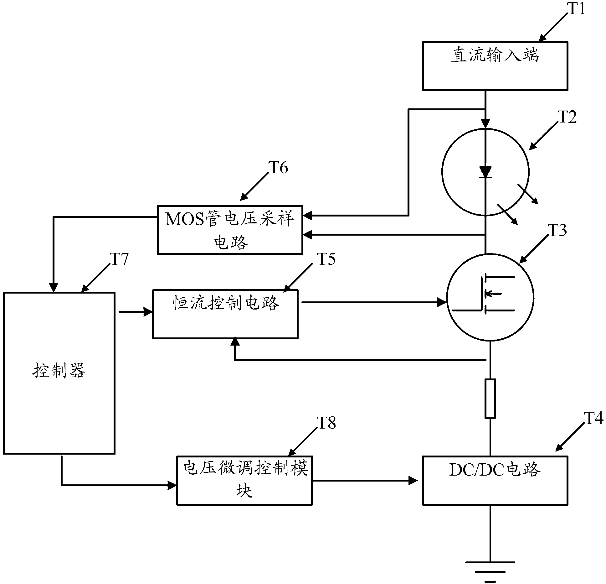 LED (Light-Emitting Diode) constant-current source