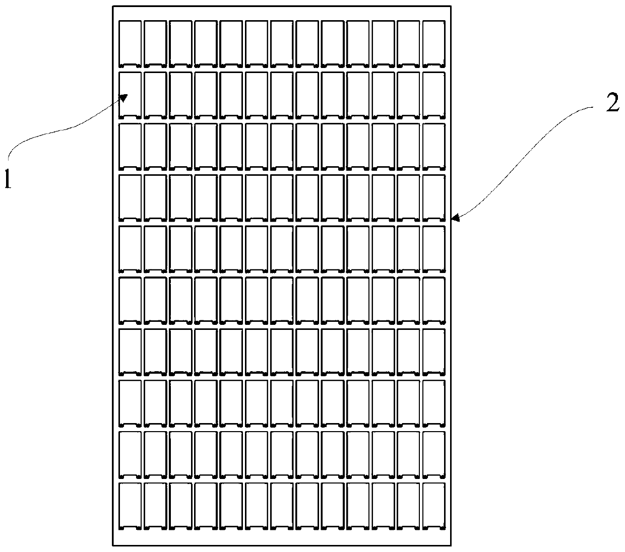 Batch attachment method for electronic paper