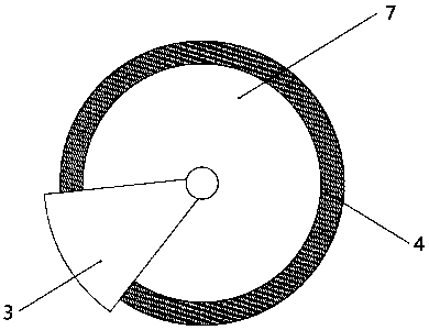 A vibration buffer device for rotary vibrating screen