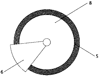 A vibration buffer device for rotary vibrating screen