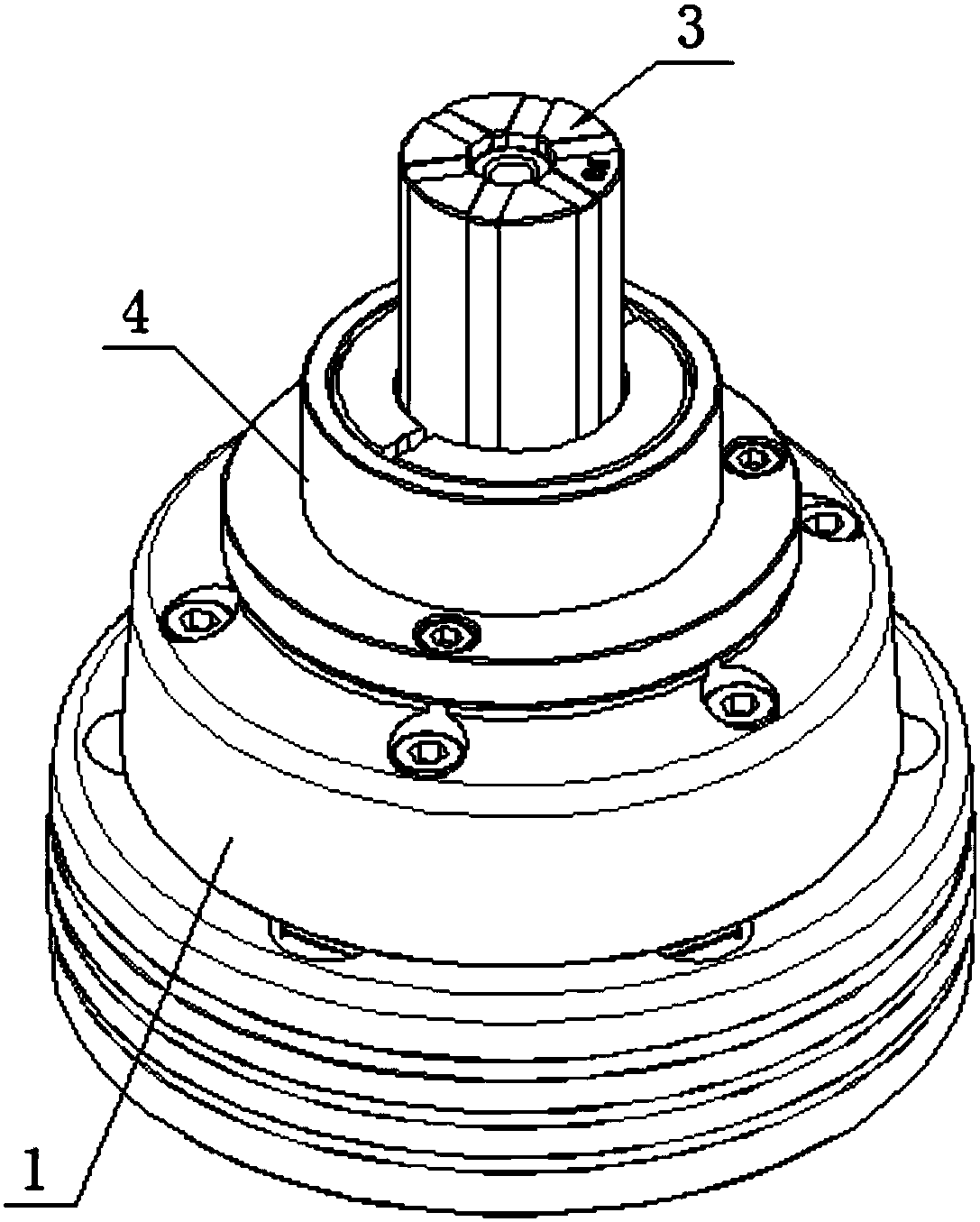 Internal expanding chuck