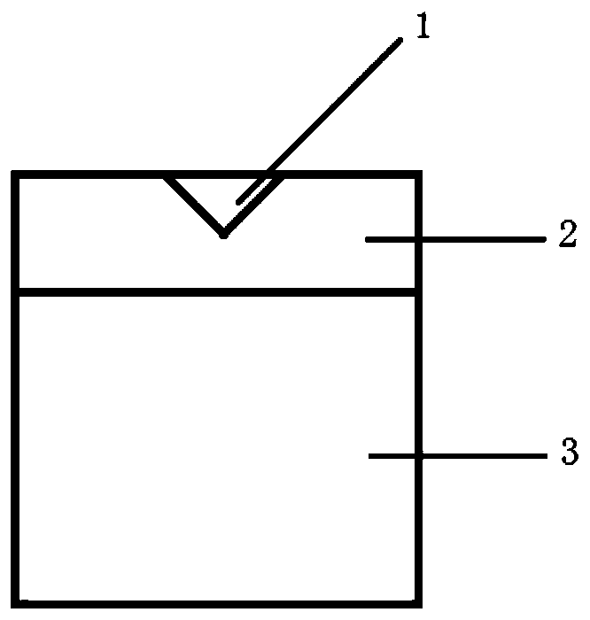 Ultra-smooth basic structure as well as device for testing ultra-smooth friction coefficient of solid