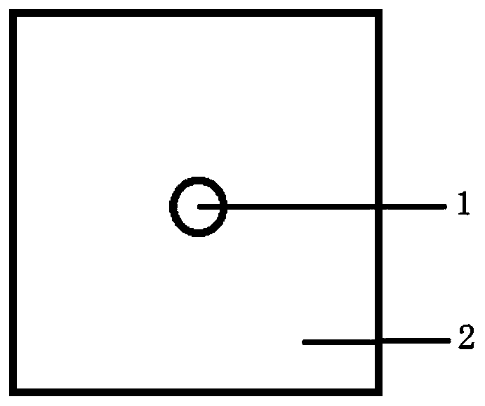 Ultra-smooth basic structure as well as device for testing ultra-smooth friction coefficient of solid