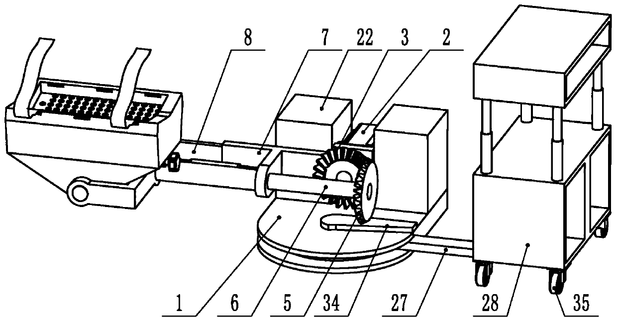 Dressing changing device for emergency department nursing