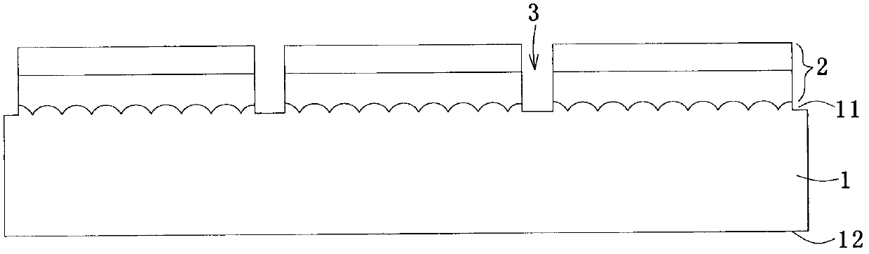 Stealth cutting LED (light emitting diode) chip and manufacture method thereof