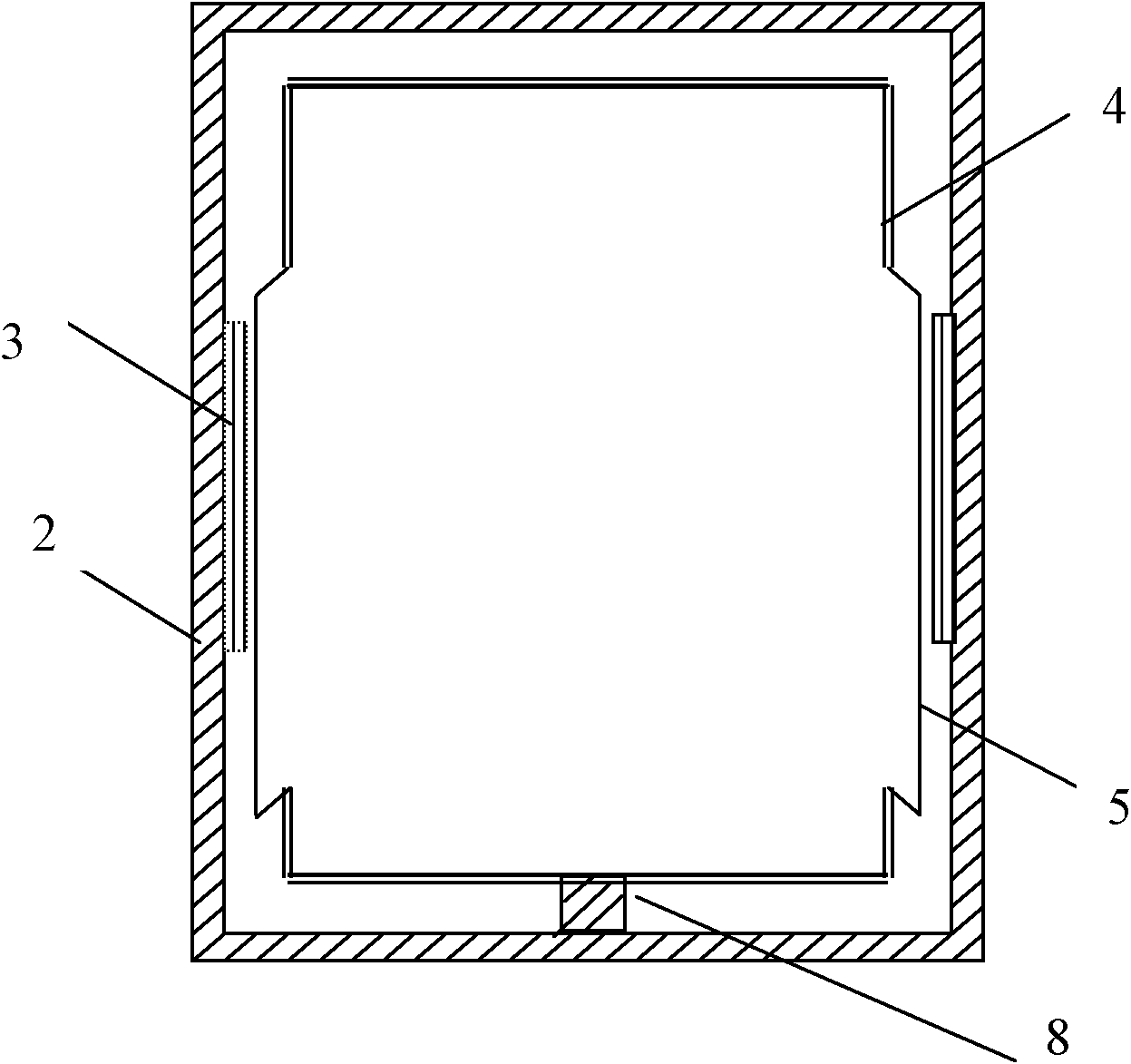 Centrifugal fruit and vegetable air-conditioning preservation box