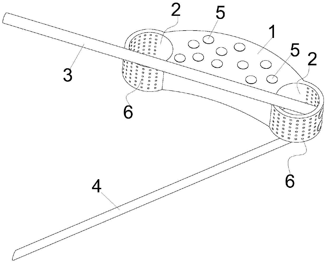 Cervical vertebra anterolateral approach double-cortical fixed hook vertebral joint fusion cage