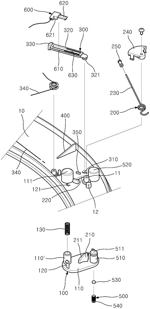 Non-powered automatic water down one-piece toilet