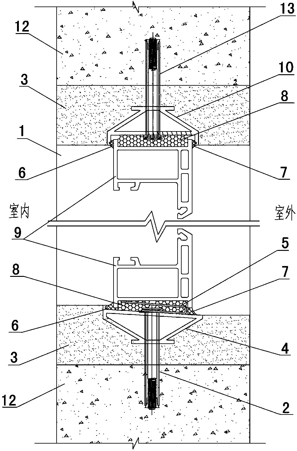 Door window functional-type auxiliary frame, auxiliary frame structure and installing method of functional-type doors and windows