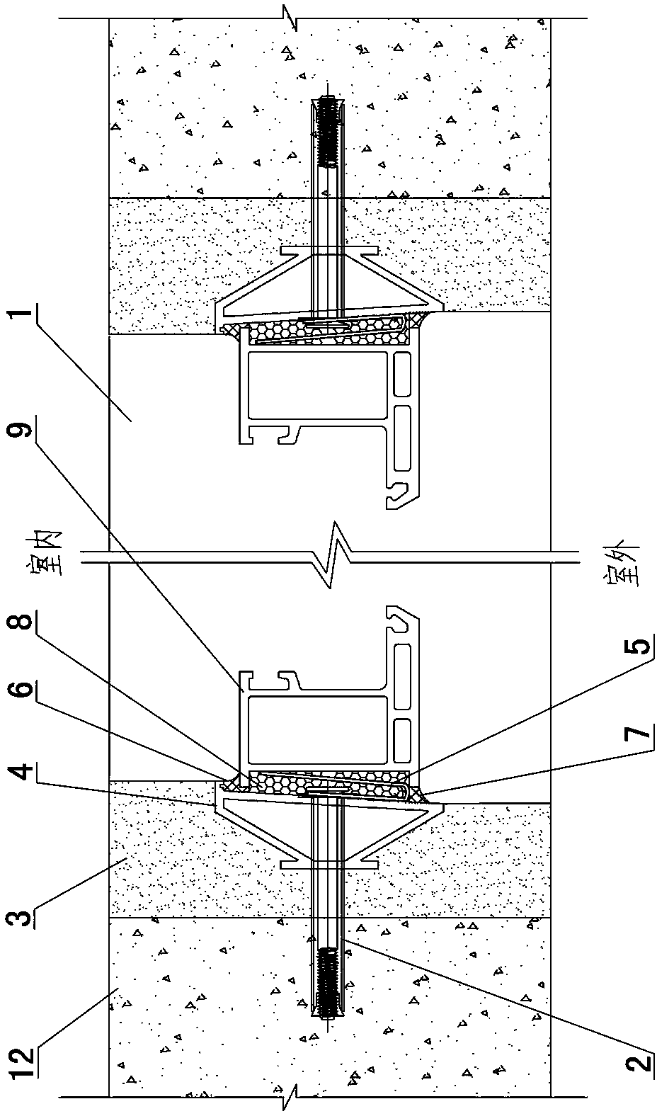 Door window functional-type auxiliary frame, auxiliary frame structure and installing method of functional-type doors and windows