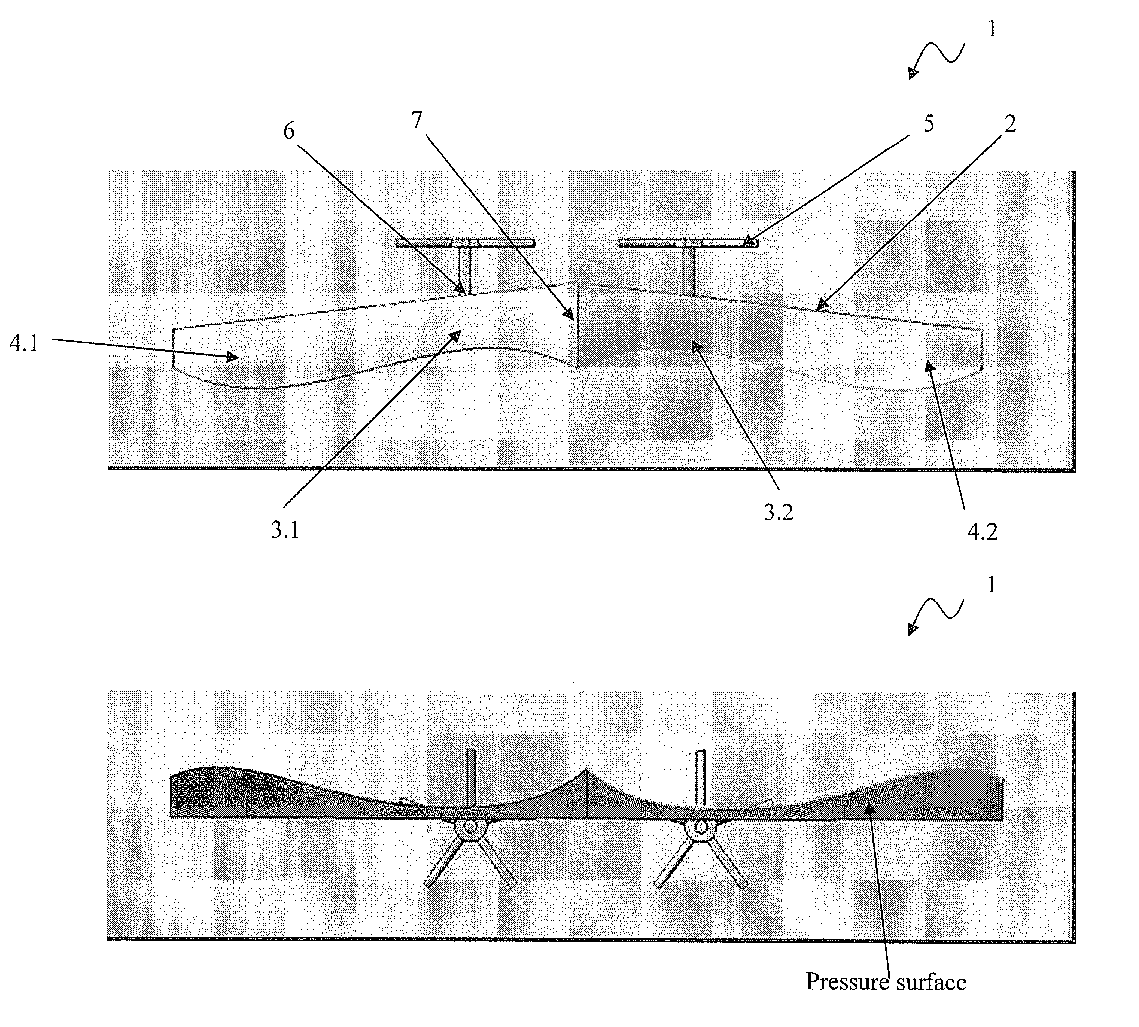 Optimal wing planforms for reducing the induced or total drag of the wing of an aircraft driven by wing-mounted tractor propellers/rotors