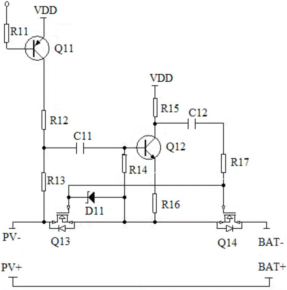 Solar air conditioning system with charging, control and power lightning-protection functions