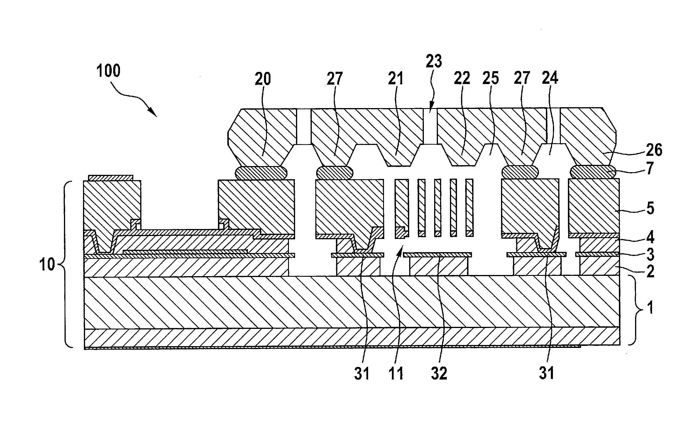 Hybrid integrated component