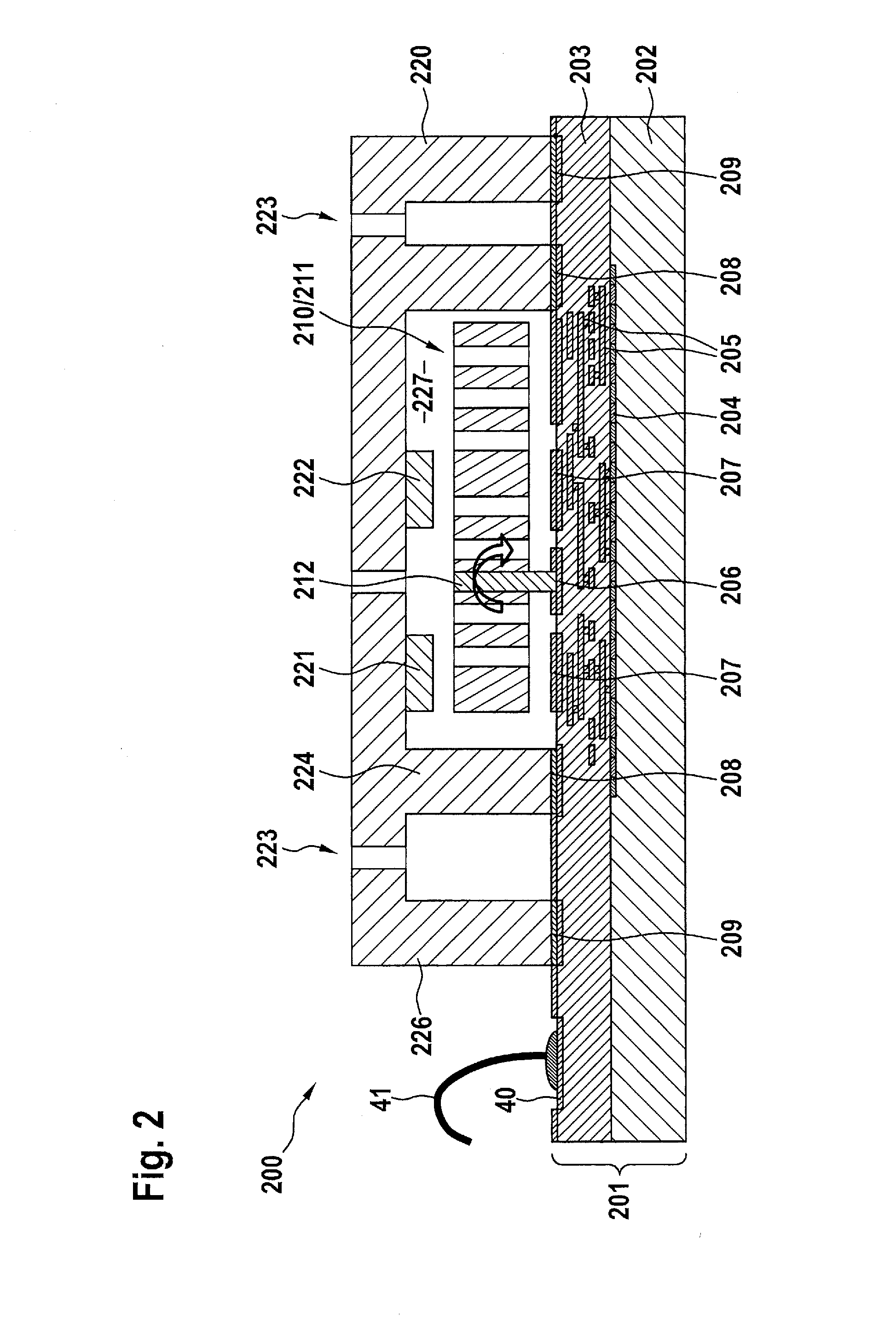 Hybrid integrated component