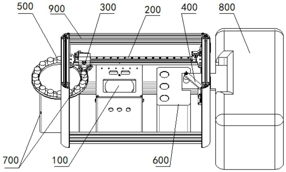 Sample pretreatment mechanism and full-automatic analysis system for direct-reading spectrometer