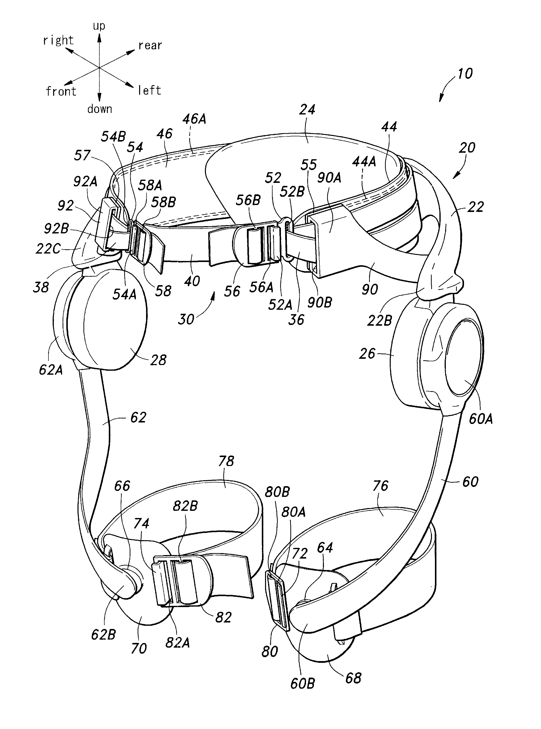 Pelvic frame and walking assistance device using the same