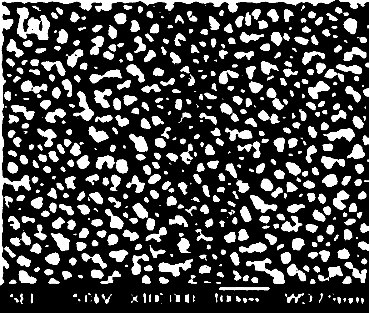 Preparation method of manganese-doped titanium dioxide film for strengthening photoelectric response of visible light