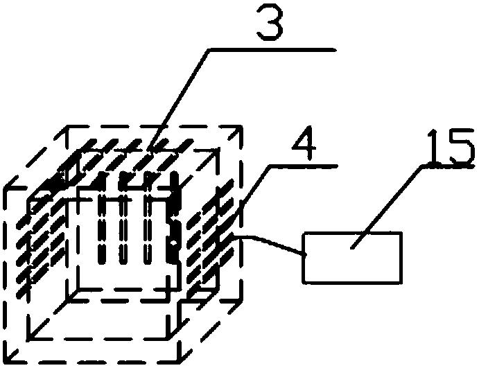 Experiment furnace and experiment method for representing concrete high-temperature burst degree