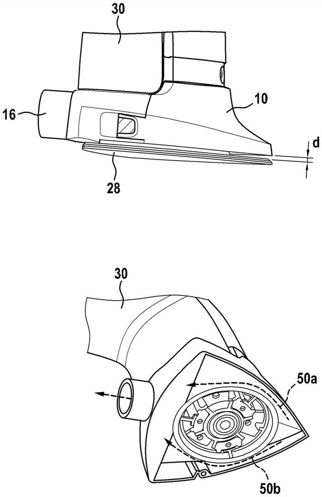 Dust extractor which is easy to fit