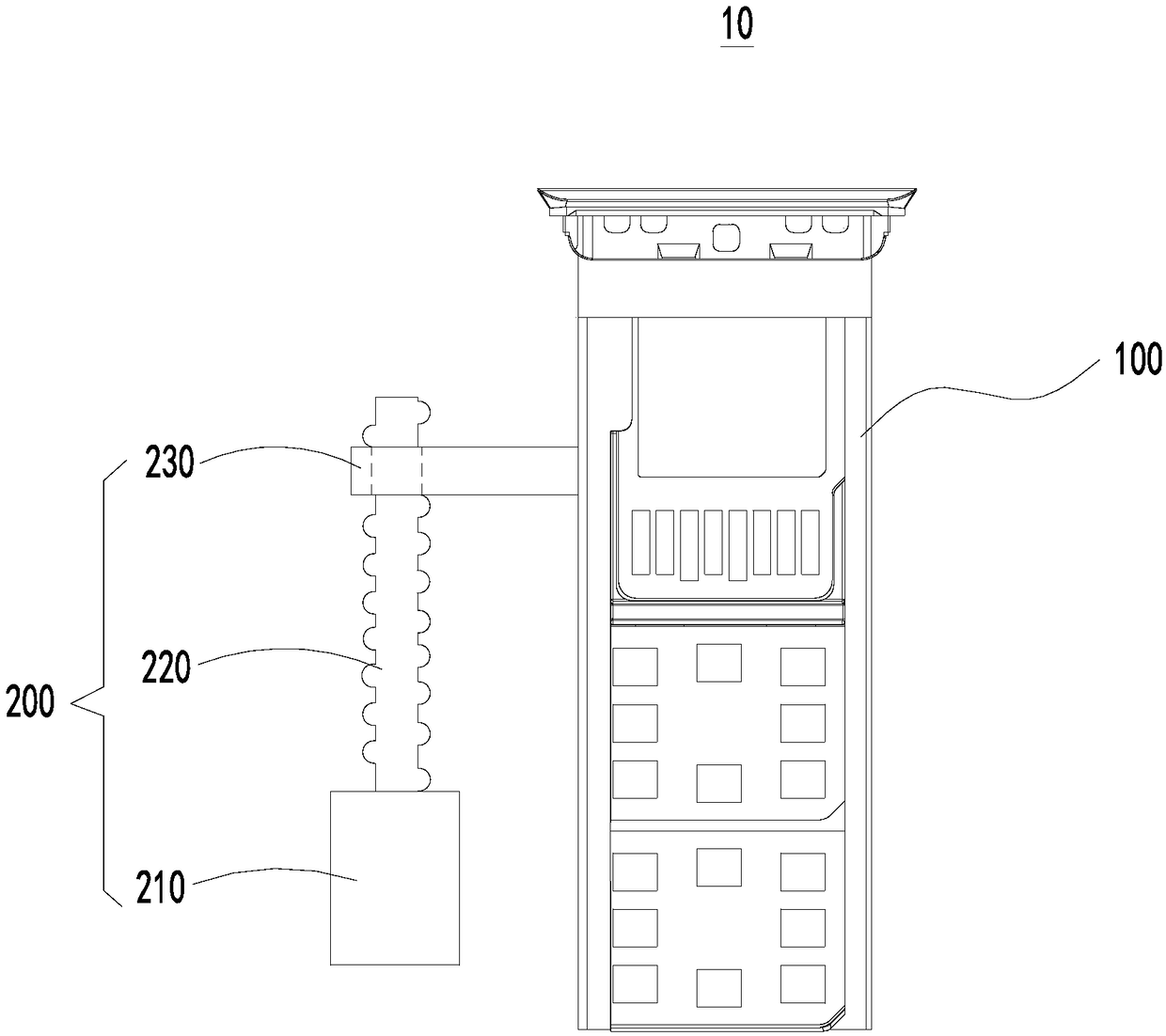 Card holder assembly, electronic device, and card holder assembly control method