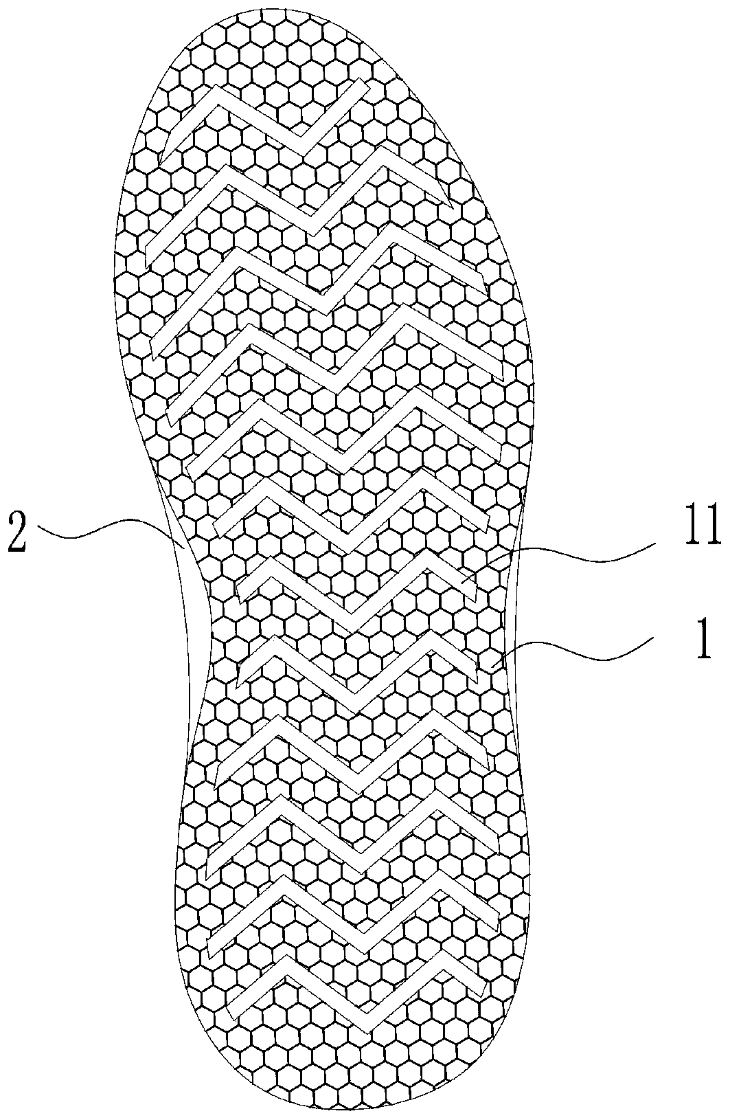 Preparation method of hollowed-out high-performance composite sole