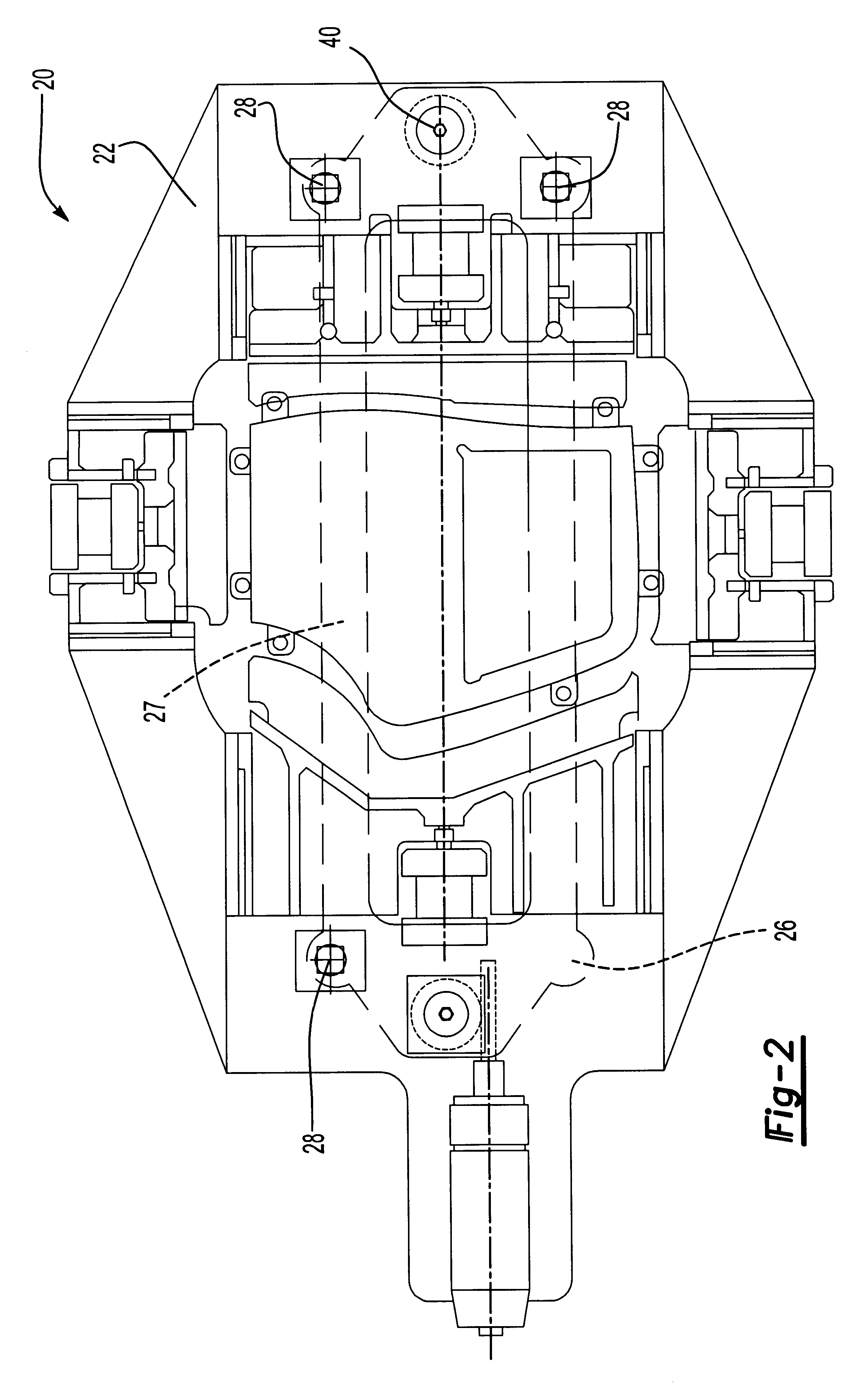 Hemming machine with dual ball screw drive