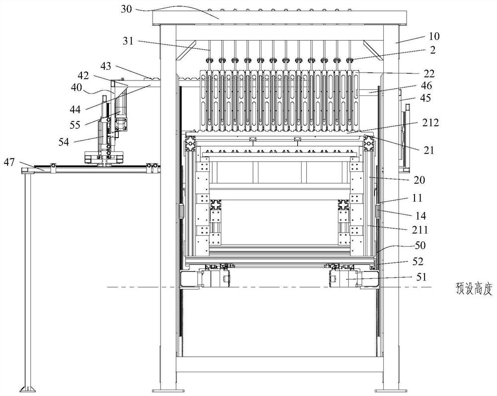 Reinforcing mesh assembling device and reinforcing mesh cage assembling method