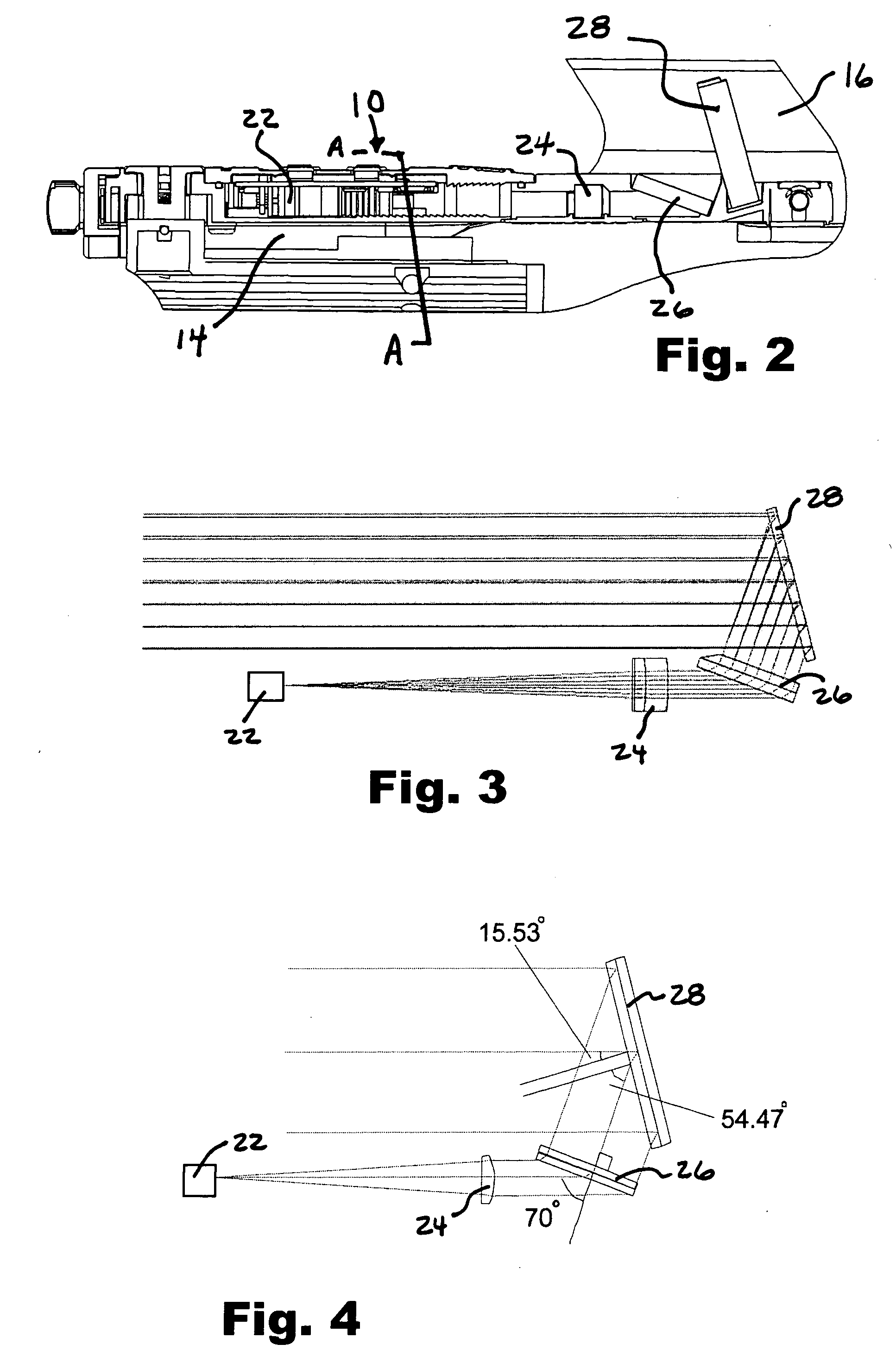 Low profile holographic sight and method of manufacturing same