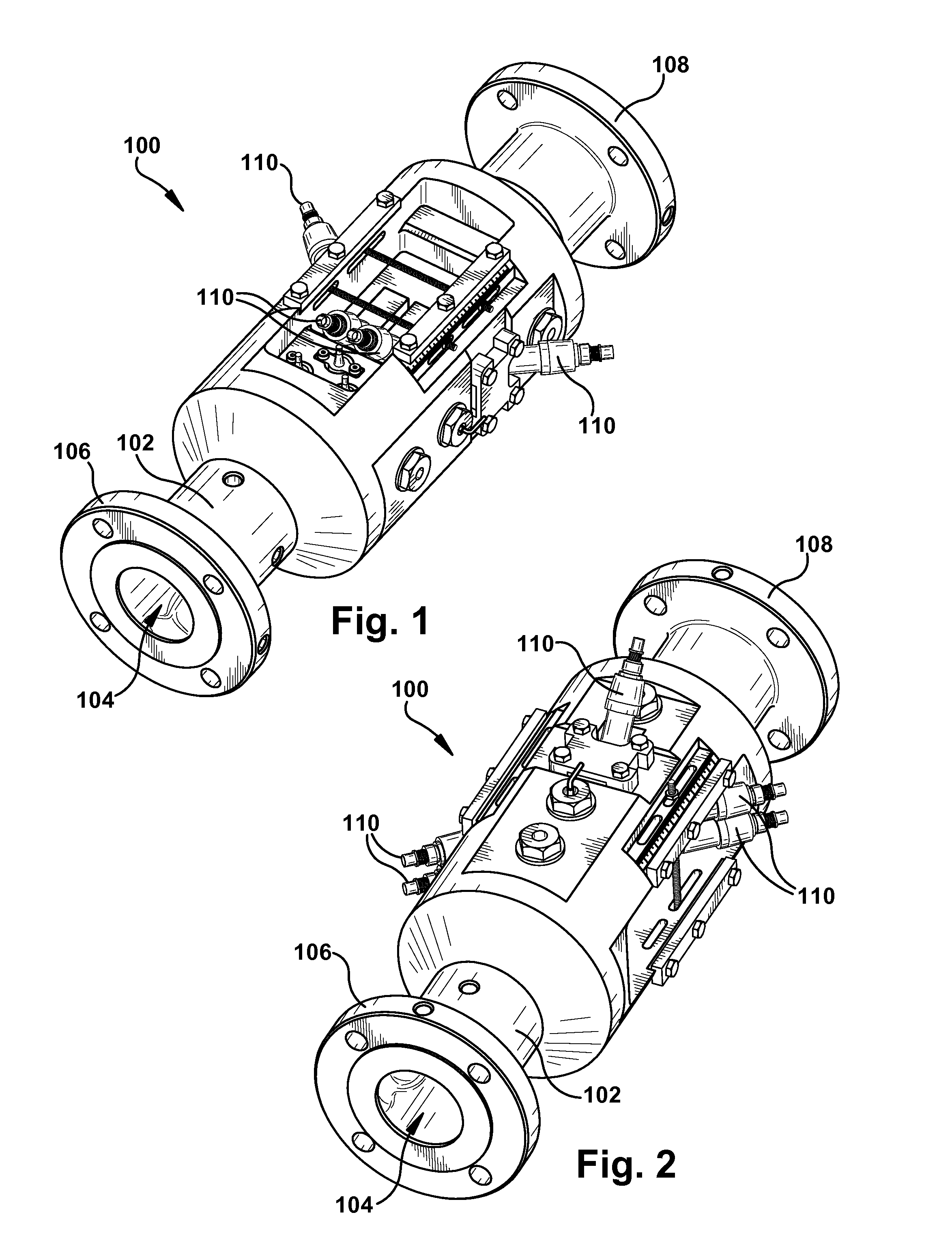 Non-circular flowmeter