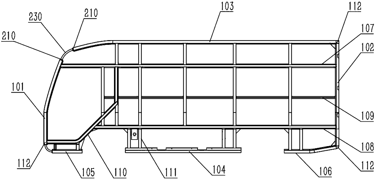 An aluminum alloy side wall structure and an automobile