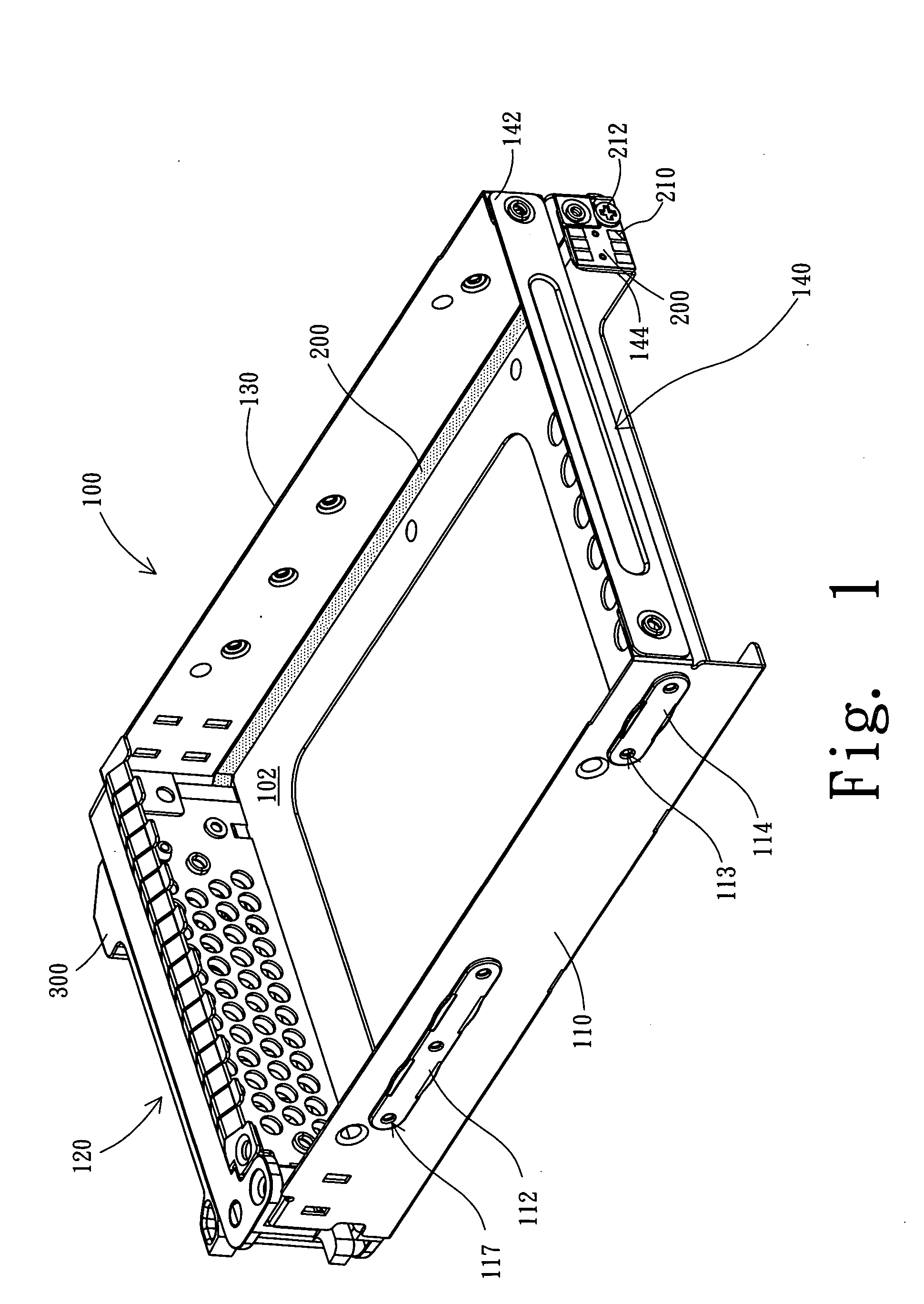 HDD tray structure