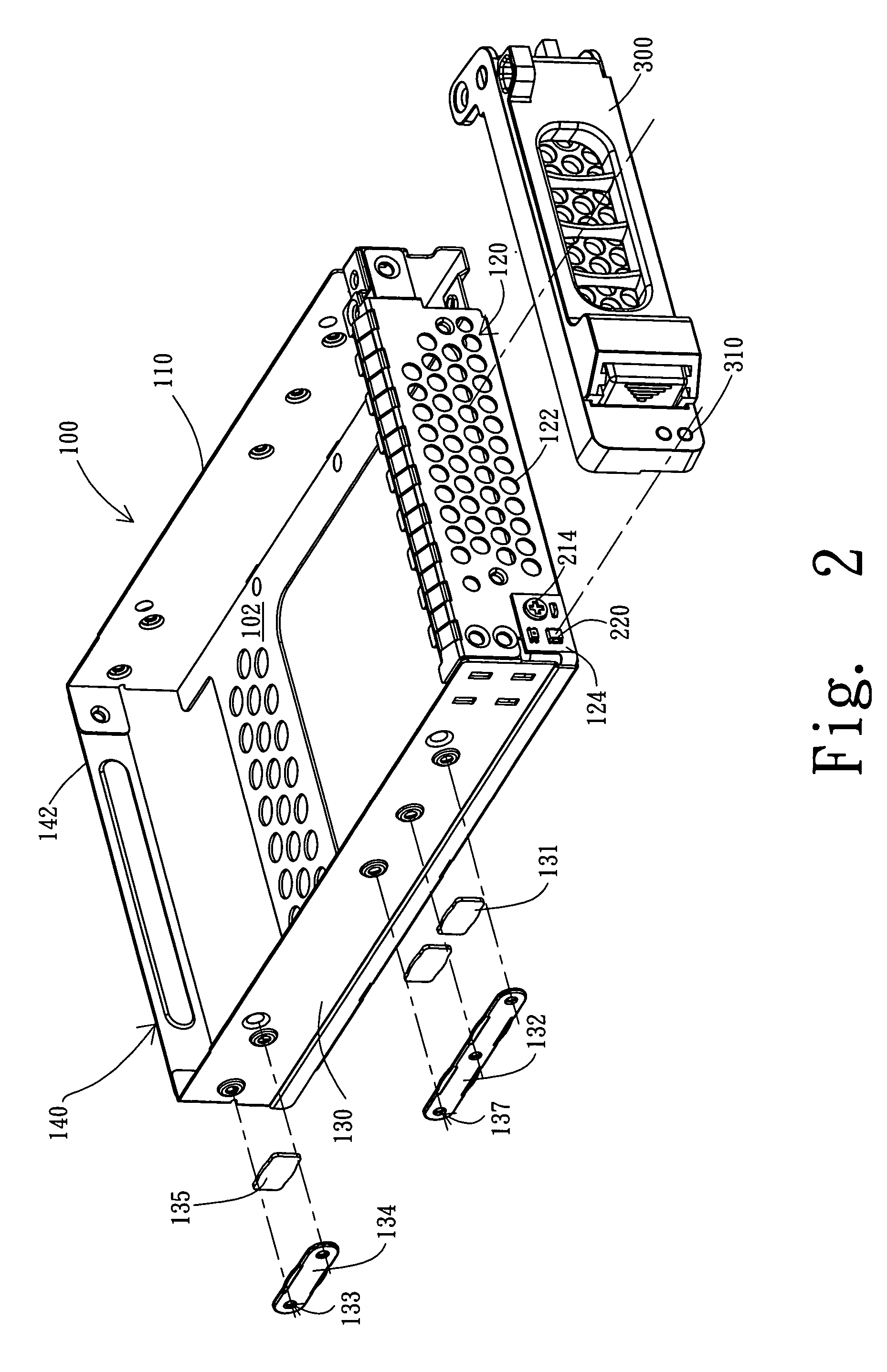 HDD tray structure