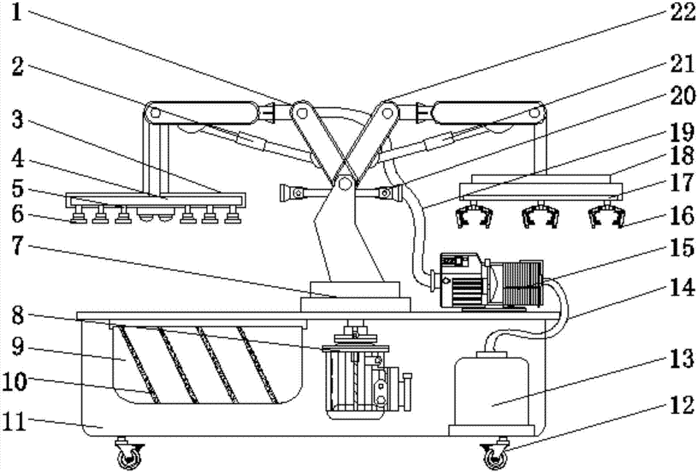 Nondestructive picking device of Coriolus versicolor