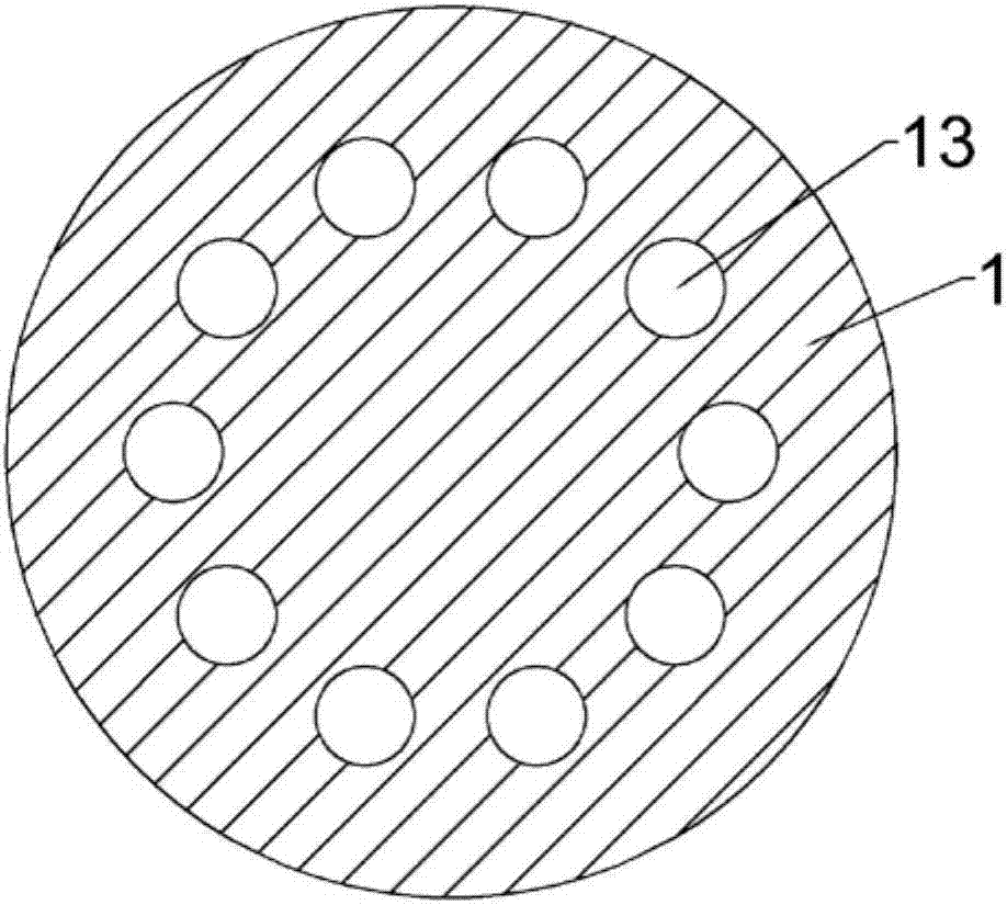 Dust absorbing and treating device for building site