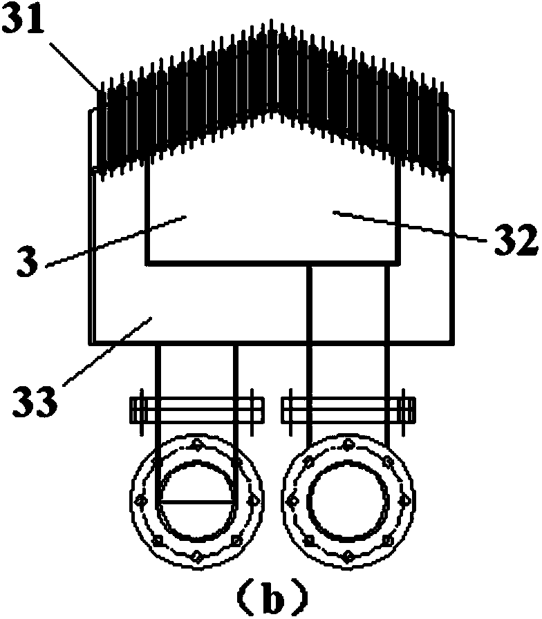 Internal circulating fluidized-bed oxygen-enriched gasification device