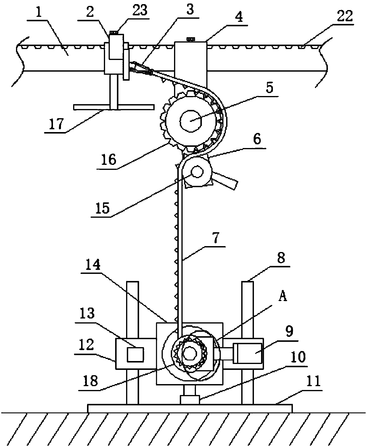 Self-regulation load bearing device realizing treatment assisting function