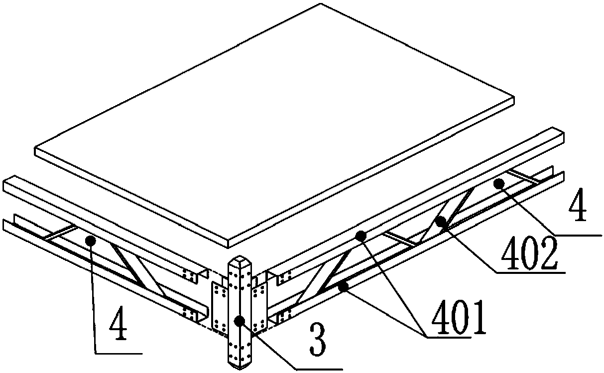 Socket and spigot type slab and column assembling structure and mounting method thereof